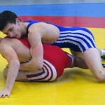 Alexander Ginc blau hier im Finale gegen Pascal Hilkert