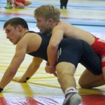 Sebastian Nehls rot hier im Kampf gegen Alexander Pogorazdov