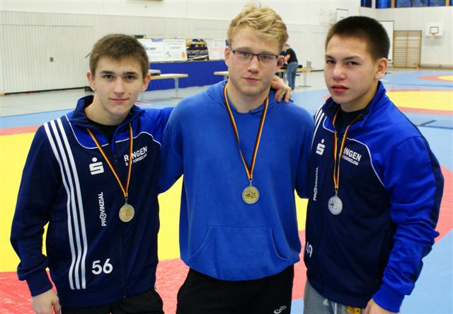 v. l.: Alexander Ginc, Sebastian Nehls, Anthony Foth