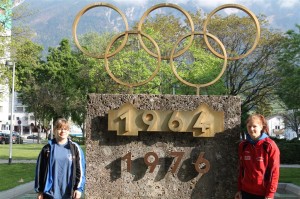 Katrin Henke (Links) und Peggy Kenn in Innsbruck