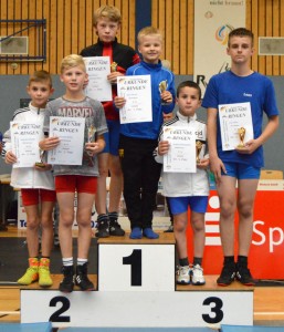 Sieger des Athletikwettbewerb